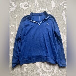 Rhoback Men's Performance Blue Quarter-Zip Jacket